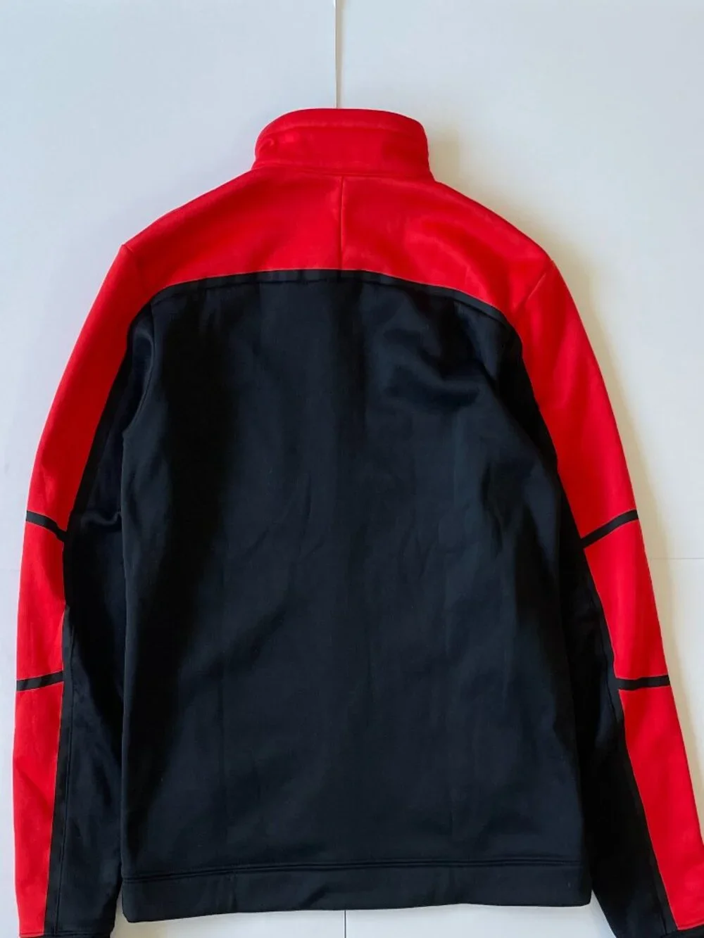 Obermeyer Softshell Jacket Mens Small Red Black Colorblock Patagonia North Face